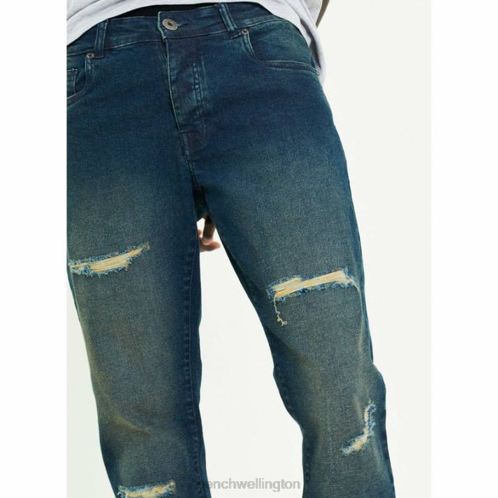 Bench Men Faded Blue AW-002 Slim Fit Jeans 486089