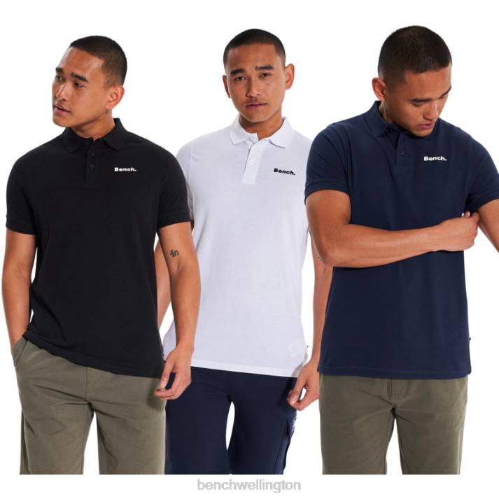 Bench Men Assorted ASHA 3 Pack Polos 48602