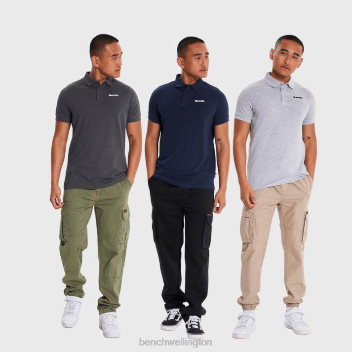 Bench Men Assorted BODE 3 Pack Polos 48603