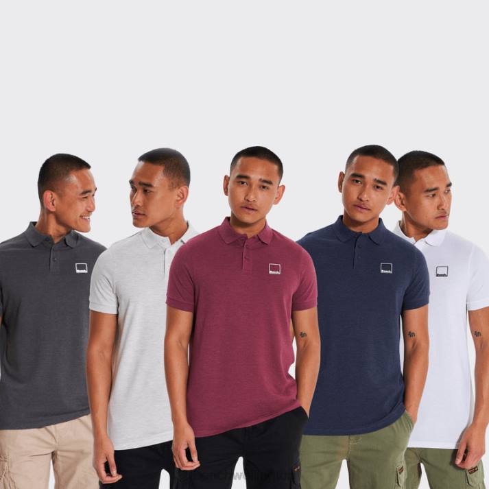 Bench Men Assorted PRITCHARD 5 Pack Polos 48604