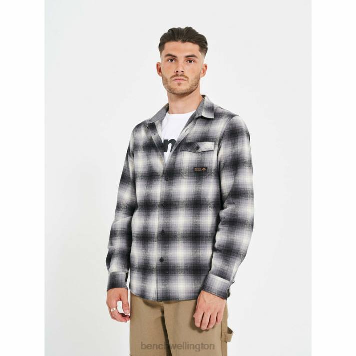 Bench Men Shadow Check CHEVIOT Flannel Shirt 486031