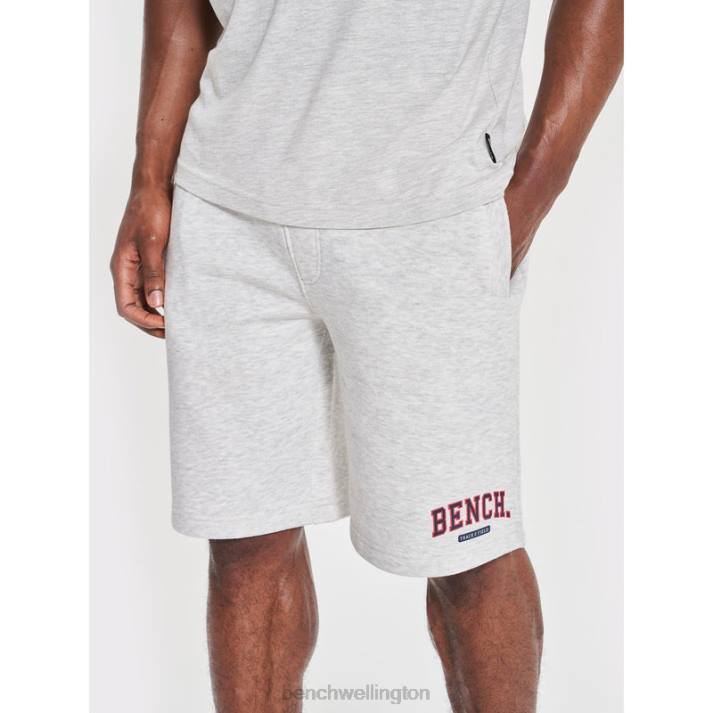 Bench Men Ecru Marl RALDO Fleece Shorts 486050