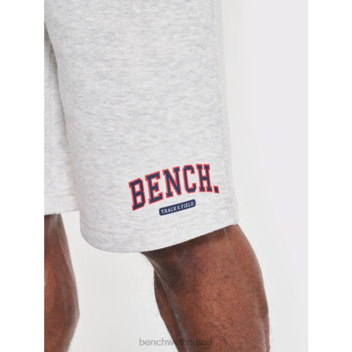 Bench Men Ecru Marl RALDO Fleece Shorts 486050