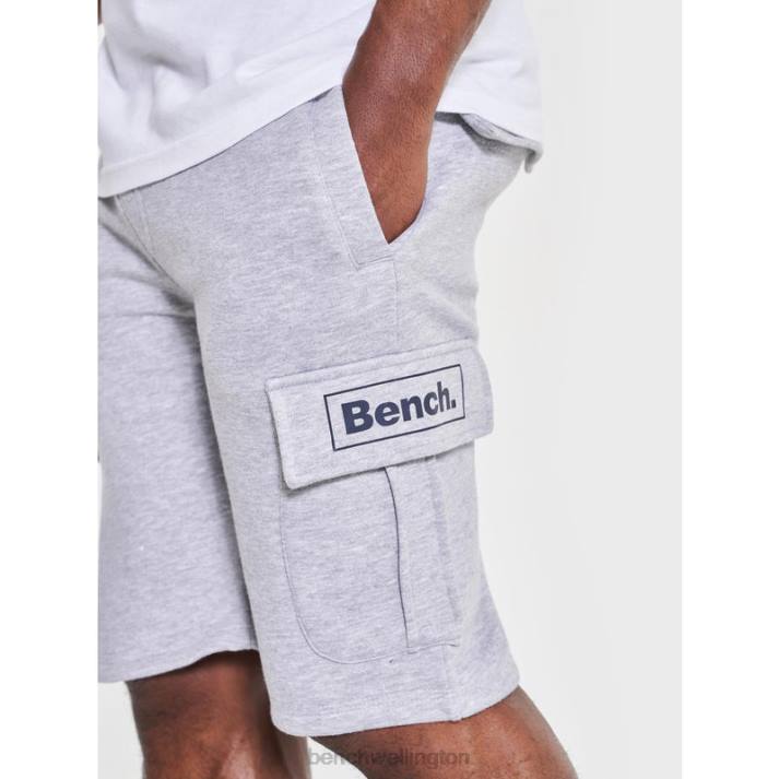 Bench Men Grey Marl CLAXTON Fleece Shorts 486051