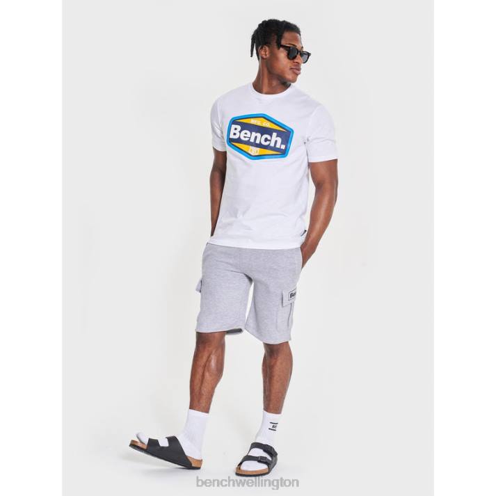 Bench Men Grey Marl CLAXTON Fleece Shorts 486051