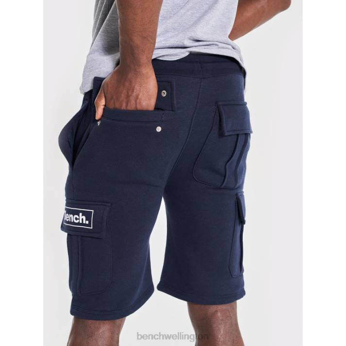 Bench Men Navy CLAXTON Fleece Shorts 486043