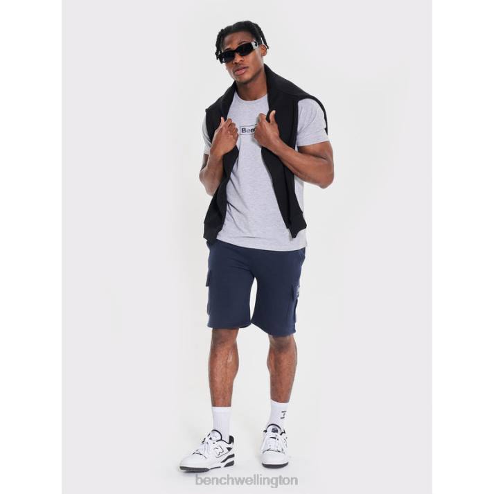 Bench Men Navy CLAXTON Fleece Shorts 486043