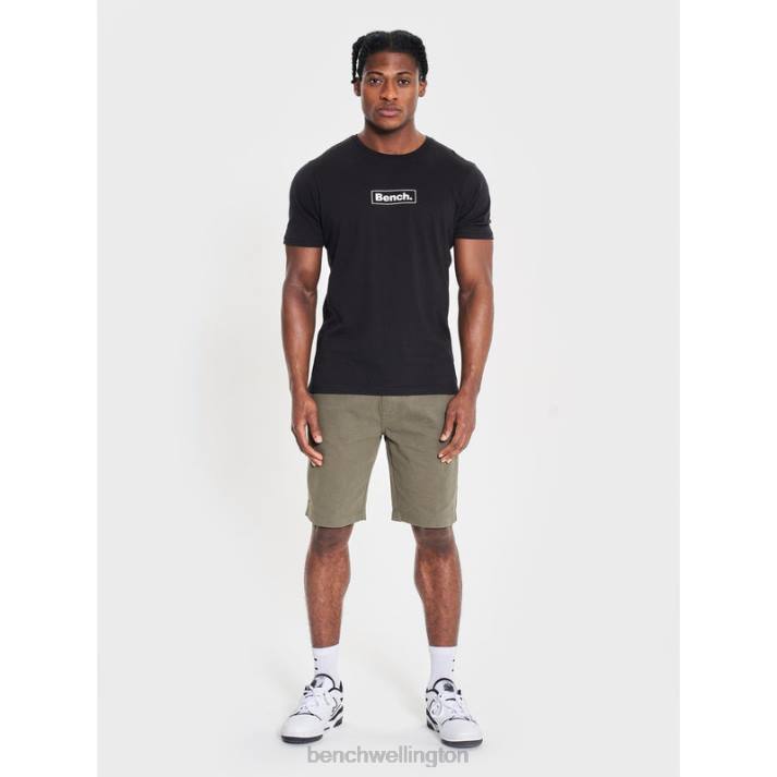 Bench Men Black ANGUS Sustainable T-Shirt 486020