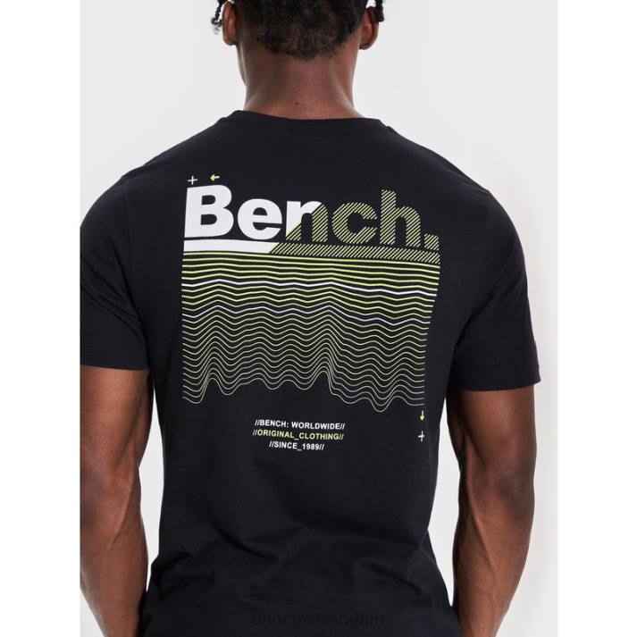 Bench Men Black JARED T-Shirt 486017