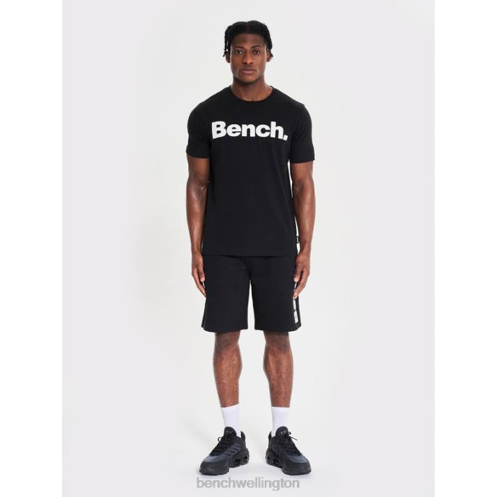 Bench Men Black NIALL Shorts & T-Shirt Set 486065