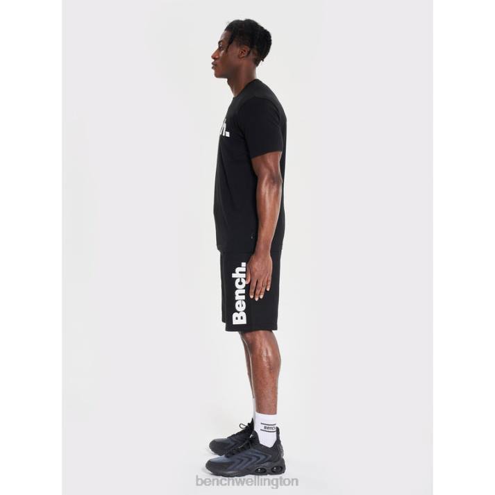 Bench Men Black NIALL Shorts & T-Shirt Set 486065