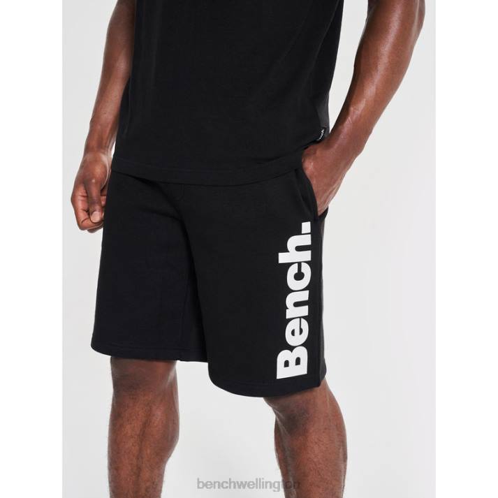 Bench Men Black NIALL Shorts & T-Shirt Set 486065
