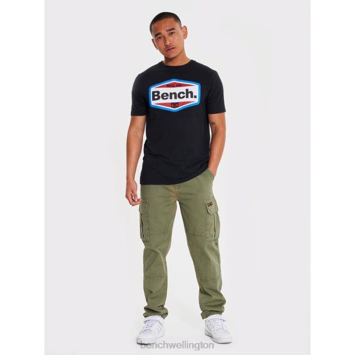 Bench Men Black THANIEL T-Shirt 486010