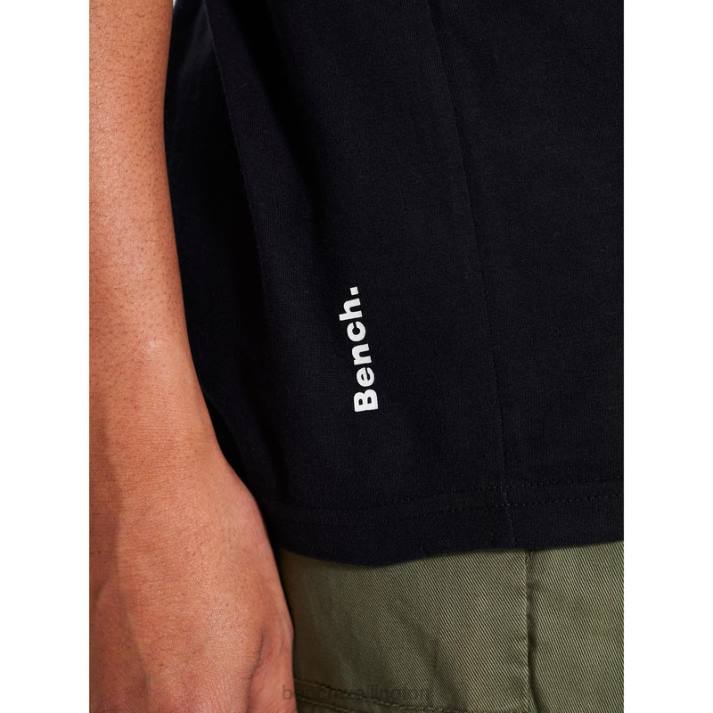 Bench Men Black THANIEL T-Shirt 486010