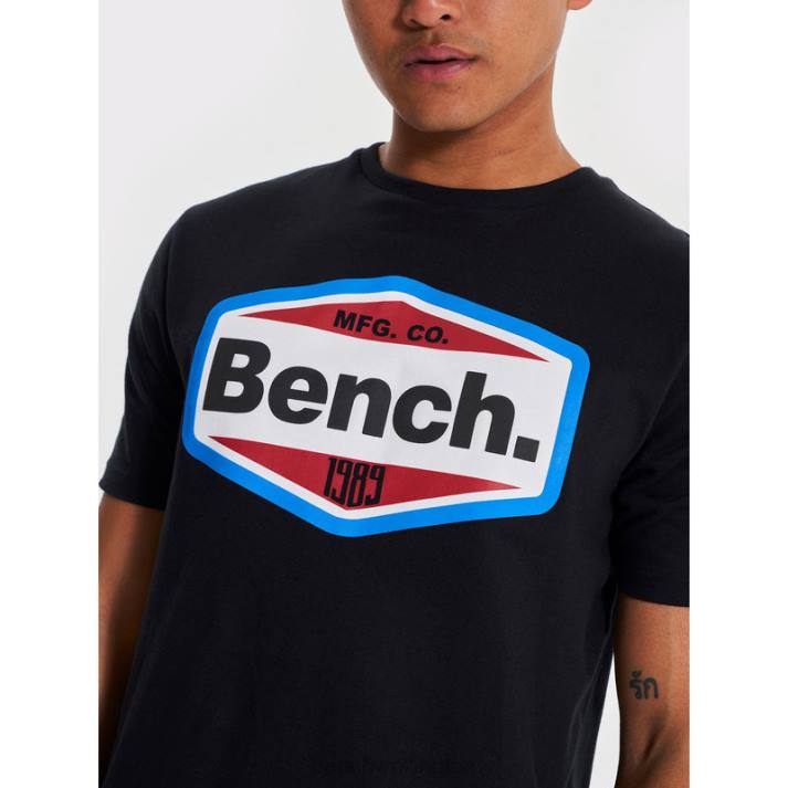 Bench Men Black THANIEL T-Shirt 486010