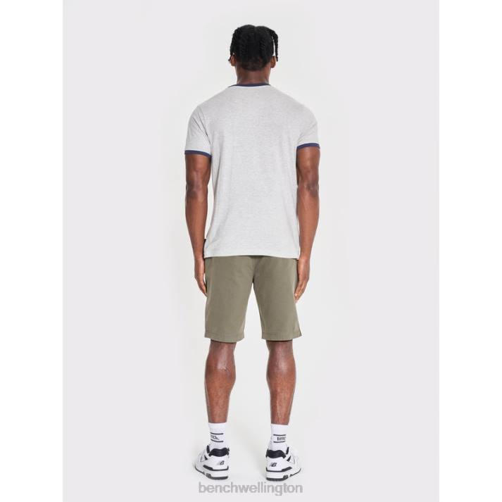 Bench Men Ecru Marl SULLIVAN T-Shirt 486012