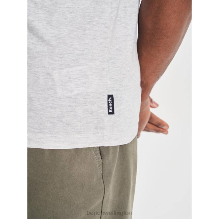 Bench Men Ecru Marl SULLIVAN T-Shirt 486012