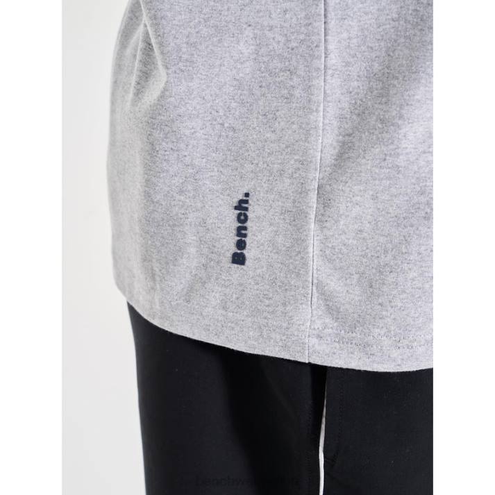 Bench Men Grey Marl THANIEL T-Shirt 48608