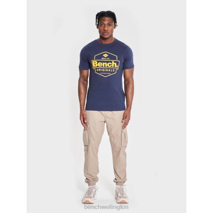 Bench Men Navy DENZO T-Shirt 48606