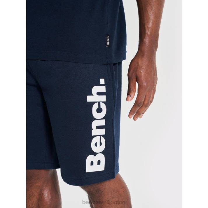 Bench Men Navy NIALL Shorts & T-Shirt Set 486066
