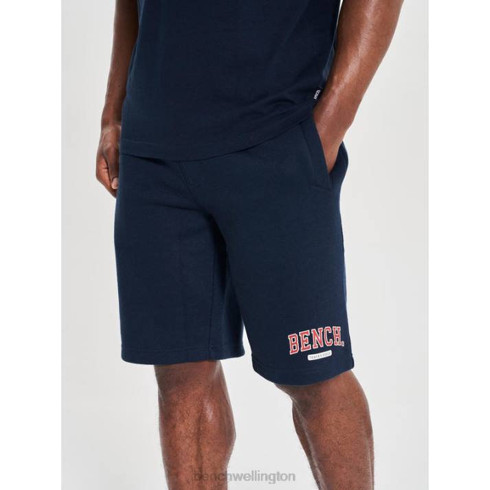 Bench Men Navy RALHUT Shorts & T-Shirt Set 486064