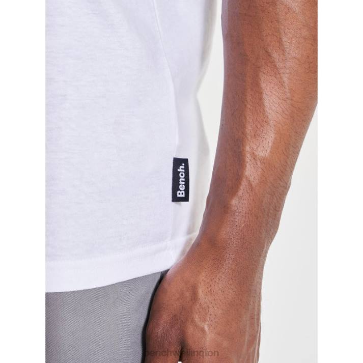 Bench Men White JARED T-Shirt 486015