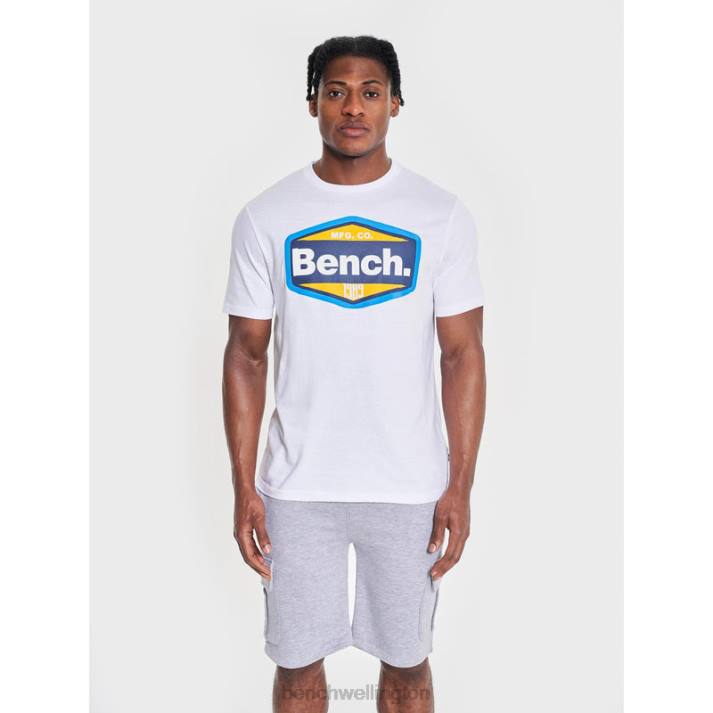 Bench Men White THANIEL T-Shirt 48609