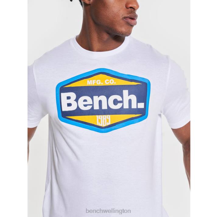 Bench Men White THANIEL T-Shirt 48609
