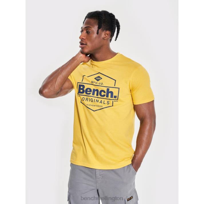 Bench Men Yellow DENZO T-Shirt 48607