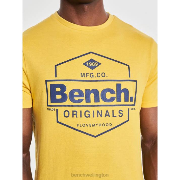 Bench Men Yellow DENZO T-Shirt 48607
