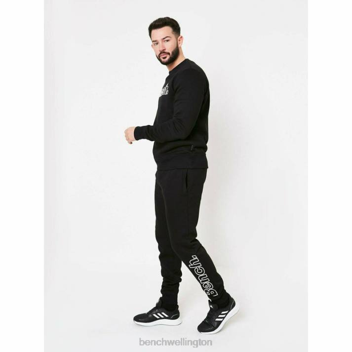 Bench Men Black AKON 3pc Tracksuit Set 486069
