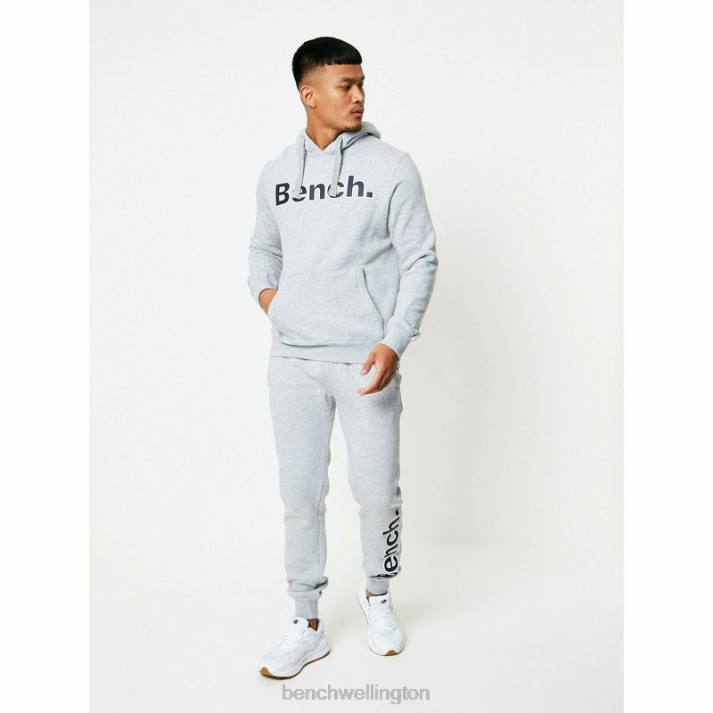 Bench Men Grey Marl AXEL 3pc Tracksuit Set 486070