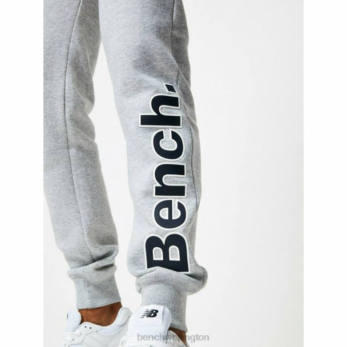Bench Men Grey Marl AXEL 3pc Tracksuit Set 486070