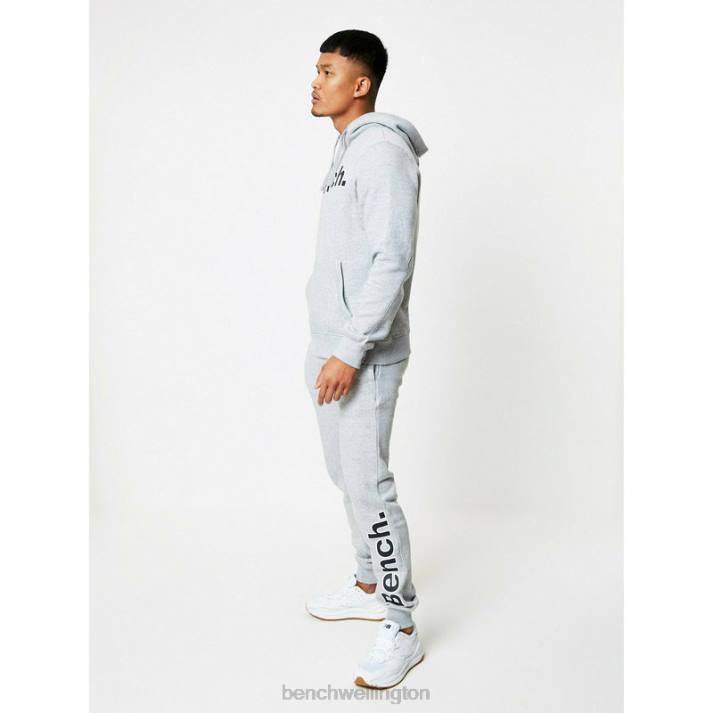 Bench Men Grey Marl AXEL 3pc Tracksuit Set 486070
