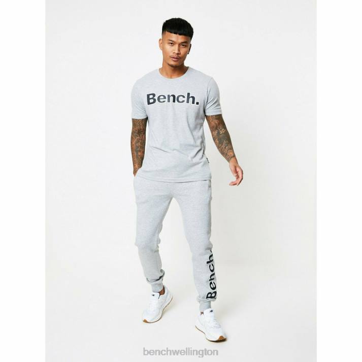Bench Men Grey Marl AXEL 3pc Tracksuit Set 486070