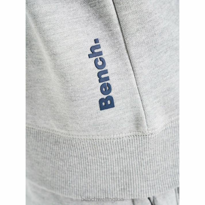 Bench Men Grey Marl MALLET 2pc Fleece Tracksuit 486067