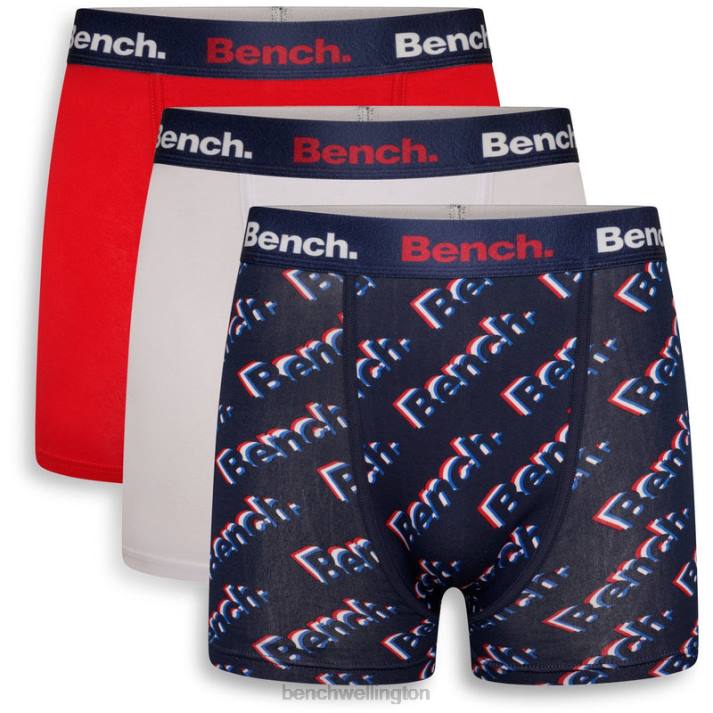 Bench Men Assorted CHAMBARD 3 Pack Boxers 486075