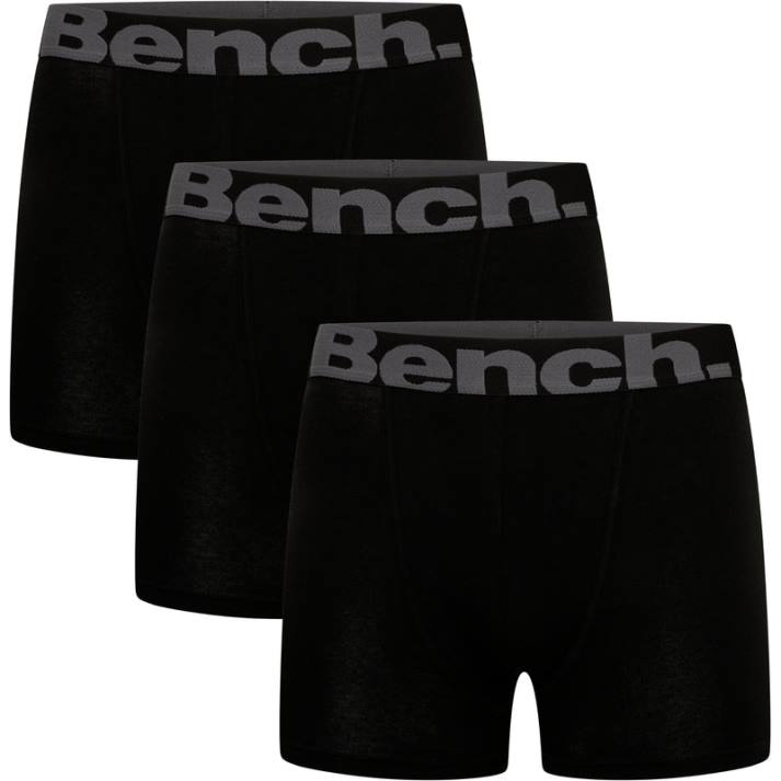 Bench Men Black SUTTON 3 Pack Boxers 486086