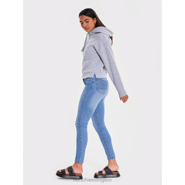 Bench Women Grey Marl EMALINE Sweat Hoodie 4860103