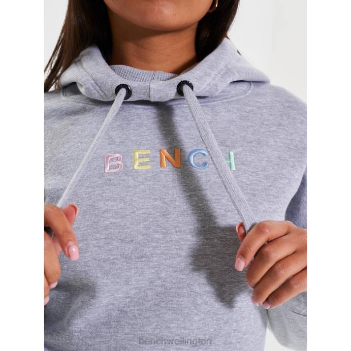 Bench Women Grey Marl EMALINE Sweat Hoodie 4860103