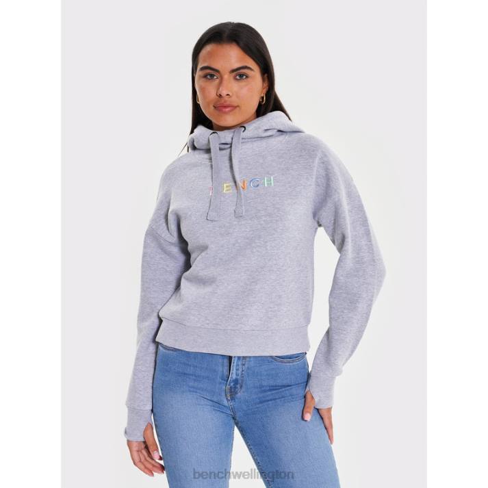 Bench Women Grey Marl EMALINE Sweat Hoodie 4860103