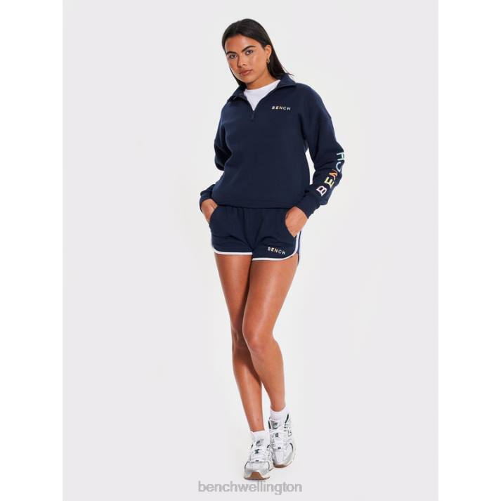 Bench Women Navy JOBELLE Qtr Sweat Funnel 4860101