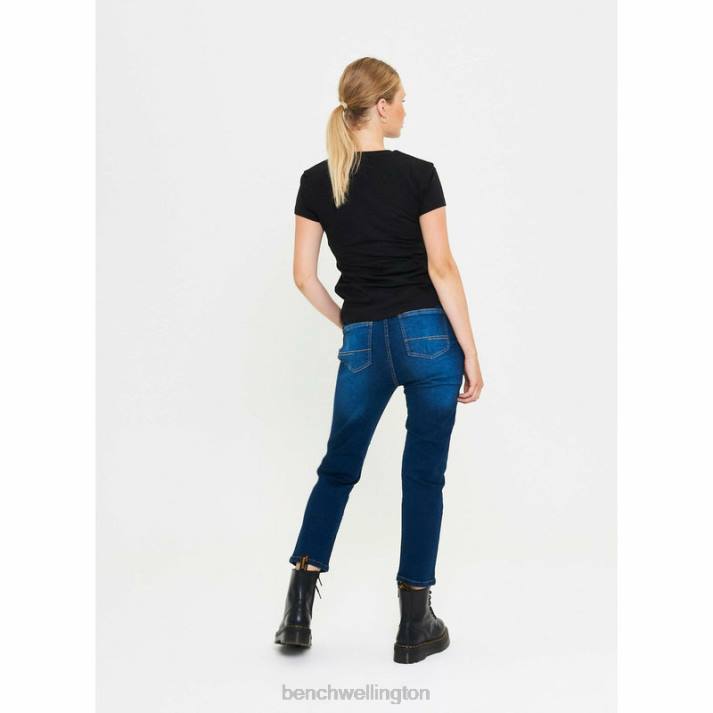 Bench Women Dark Blue Wash STEVIE Mom Jeans 4860116