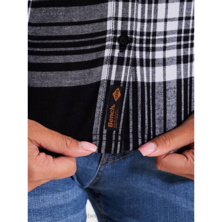 Bench Women Black Check ELLAMAY Flannel Shirt 4860111