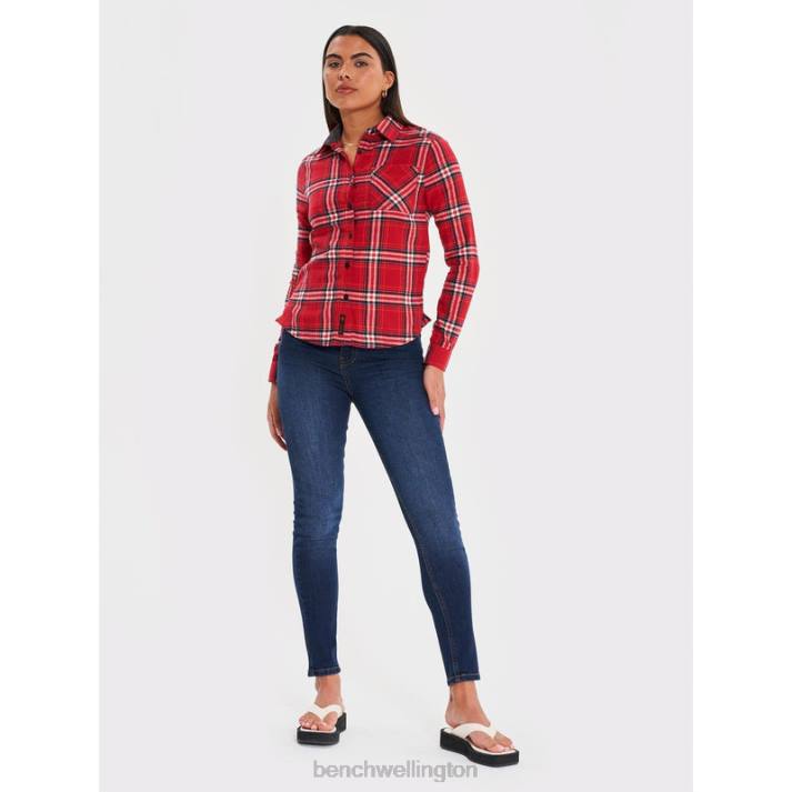 Bench Women Pink ELLAMAY Flannel Shirt 4860112