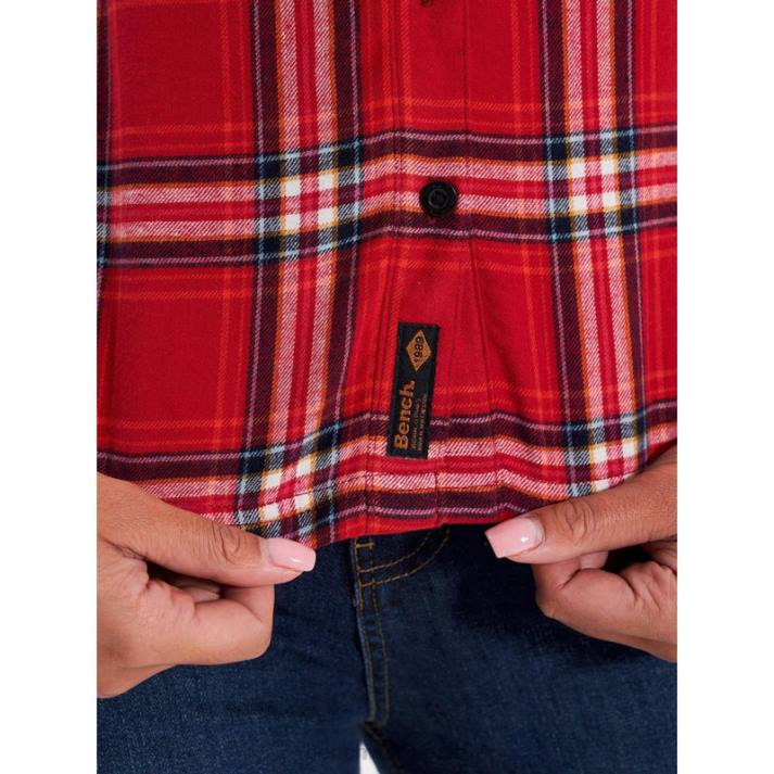 Bench Women Pink ELLAMAY Flannel Shirt 4860112