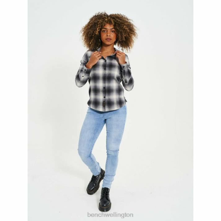 Bench Women Shadow Check CHEVIOTTI Flannel Shirt 4860113