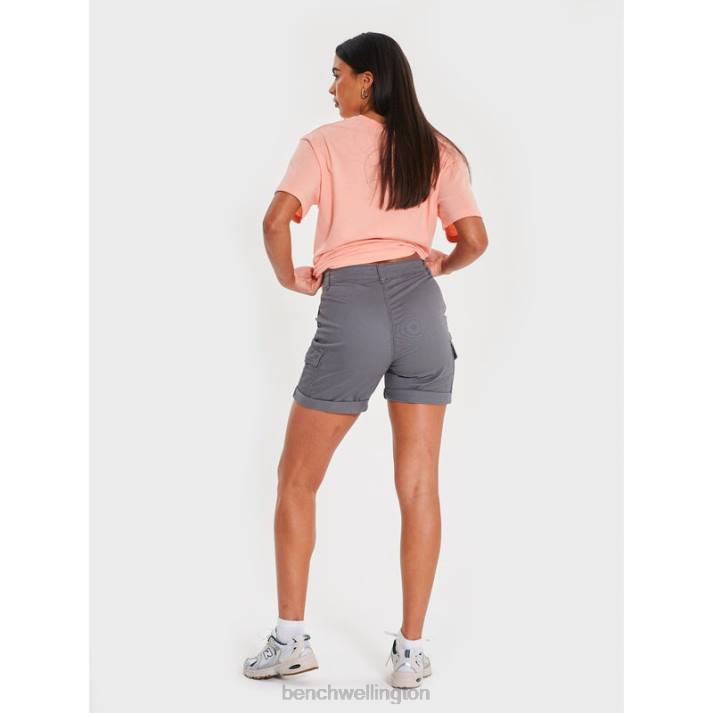 Bench Women Charcoal ASHLINE Combat Shorts 4860131