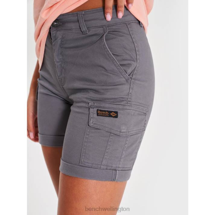 Bench Women Charcoal ASHLINE Combat Shorts 4860131