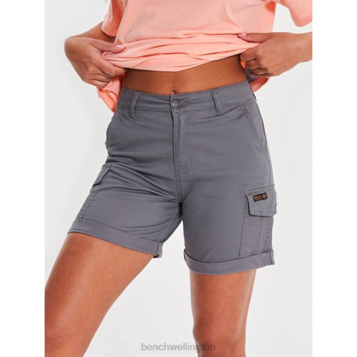 Bench Women Charcoal ASHLINE Combat Shorts 4860131